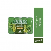 صابون دالان حاوی گلیسیرین و عصاره روغن زیتون تعداد 4 عددی