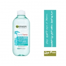 محلول آرایش پاک کن میسلار گارنیر مدل saf & temiz حجم 400 میل