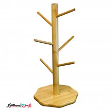 استند و اویز فنجان 6 تایی بامبو