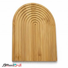 تخته سرو بامبو رنگین کمان 25*20 سانتی اعلا