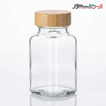 جا ادویه مکارتی درب بامبو نمک پاشی وارداتی اعلا 180 میل
