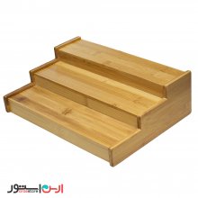 استند جا ادویه پله ای بامبو اعلا