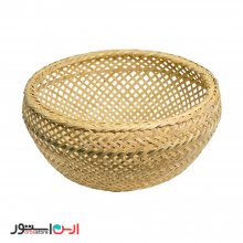 سبد میوه حصیری بامبو ۲۷ سانتی‌ اعلا