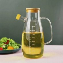 روغن ریز پیرکس گرد شیشه ای در بامبو 1000 میل + درپوش ناظر