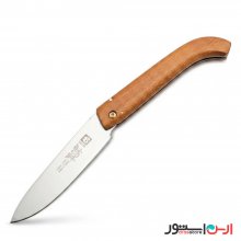 چاقو تاشو مسافرتی اکبری مدل دسته چوب راش 21 سانتی
