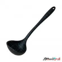 ملاقه سیلیکونی بزرگ ۳۰ سانتی‌متری شنگیا (Shengya) تمام سیلیکونی - طرح گرانیتی نسوز