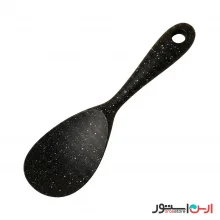 کفگیر برنج تمام سیلیکونی ۲۲ سانتی‌متر شنگیا (طرح گرانیتی)