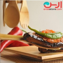 ست شش تکه ی قاشق و چنگال آشپزی بامبوم مدل:Rogi