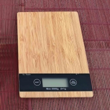 ترازوی آشپزخانه دیجیتالی بامبو مستطیلی